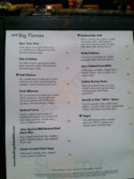 Blue Fire Grill menu