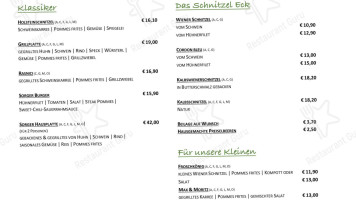 Sorgerhof menu