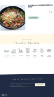 Tasty Noodle House menu