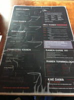 Strings Ramen menu