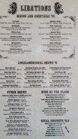 The Stillery Midtown menu