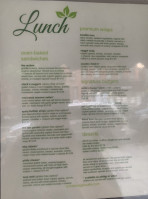 Subia's Organic Cafe And Market menu