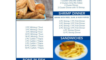Supreme Fish Delight menu