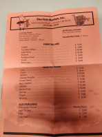 The Fish Market menu