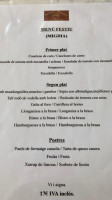 Braseria Ca L'aurelia menu