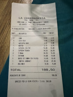 La Churraskita menu
