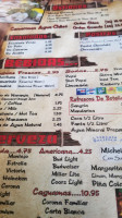 Costa Azul menu