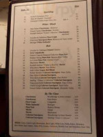 The San Franciscan menu