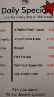 Big Rascal Bbq Grille (br Bbq) menu