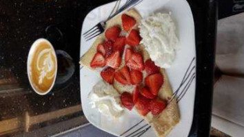 French Press Coffee And Crepes food