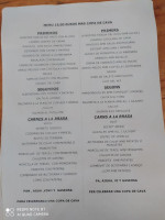 El Raco De Sant Esteve menu