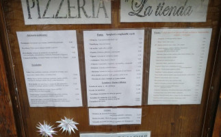 Pizzeria Artesana La Tienda En Sallent De Gállego menu