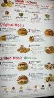 Chick-fil-a menu