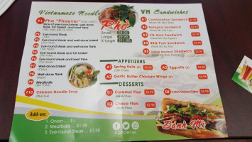 Phoever menu