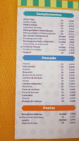 Picoteo's menu