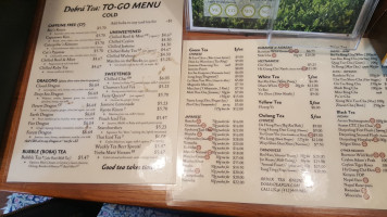 Dobrá Tea Pittsburgh menu