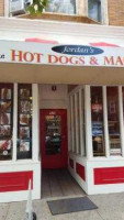 Jordan's Hot Dogs Mac outside