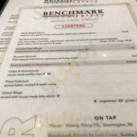 Benchmark Eatery menu