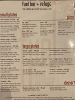 Fuel Refuge menu