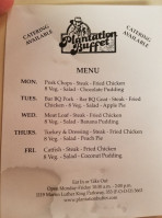Plantation Buffet menu