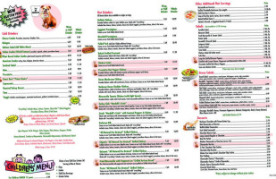 Nardelli's Grinder Shoppe menu