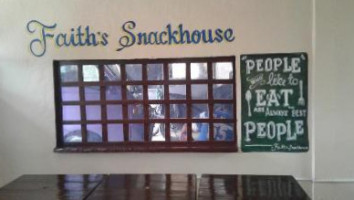 Faith's Snack House inside
