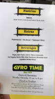 Gyro Time Charleston menu