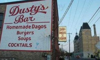 Dusty's outside