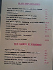 La Boille O Chaux menu