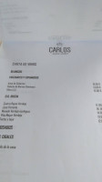 Mesón Carlos menu