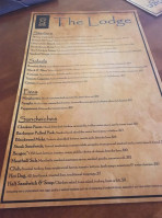 The Lodge menu