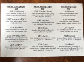 Blooms Winery On Whidbey menu