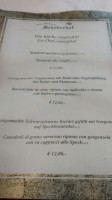 Shoberof Rudi menu