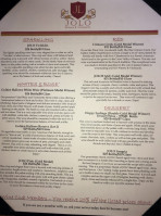 End Posts At Jolo Winery menu