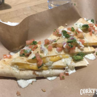 Corky's Gaming Bistro food
