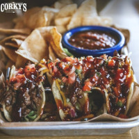Corky's Gaming Bistro food