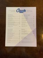 Siggy's menu