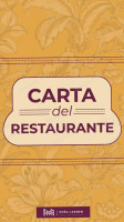 Doña Carmen menu