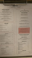 The Robinson Cafe menu