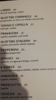 Rue De Foch Pizzeria menu