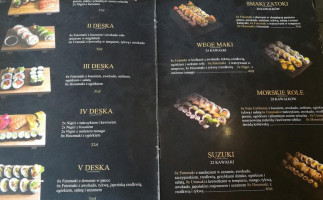 Hanto Sushi menu