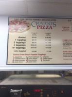 Craigo's Pizza food