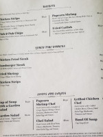 Frontier Diner menu