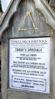 The Three Broomsticks outside