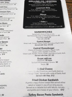 Central Feed Grilling Company menu