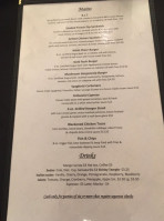 Christopher's At The City menu