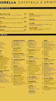 Fiorella menu