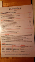 Chili Cha Cha 2 menu