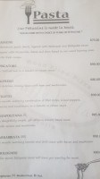 Caffe Villa Trattoria menu