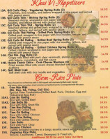 Pho 777 menu